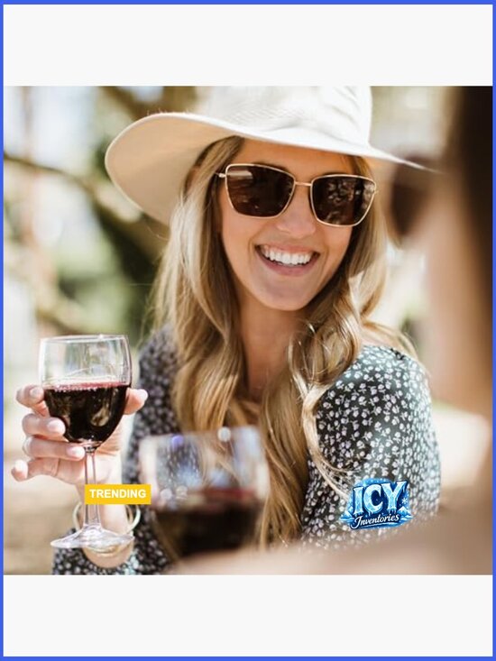 Oversized Metal Cat-Eye Sunglasses with Polarized Lenses main image 5